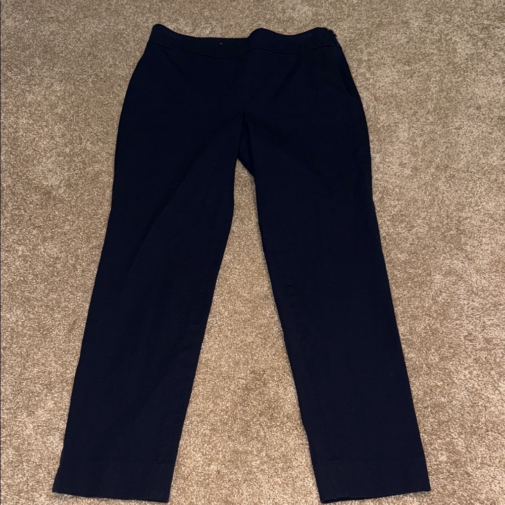 Talbots Women’s Navy Blue Chatham Ankle Pants - size 4. B13